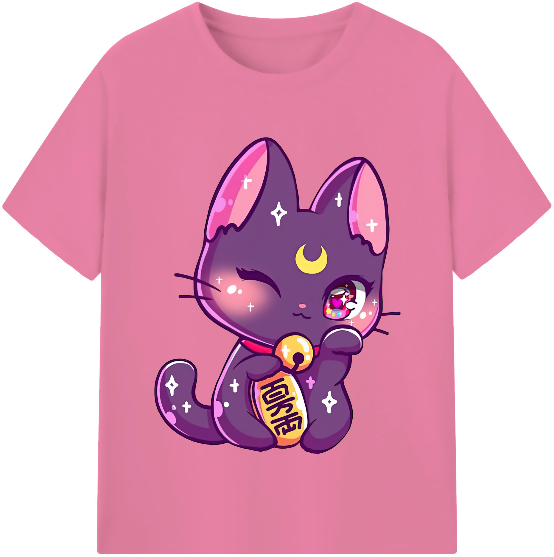 （画像用） 美少女戦士セーラームーン Sailor Moon 綿100％半袖Tシャツ（フロントプリント）